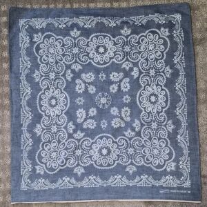 Kapital Japan Fastcolor Selvedge Paisley Bandana Blue White